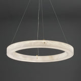 Alabaster Alabaster Ring Chandelier