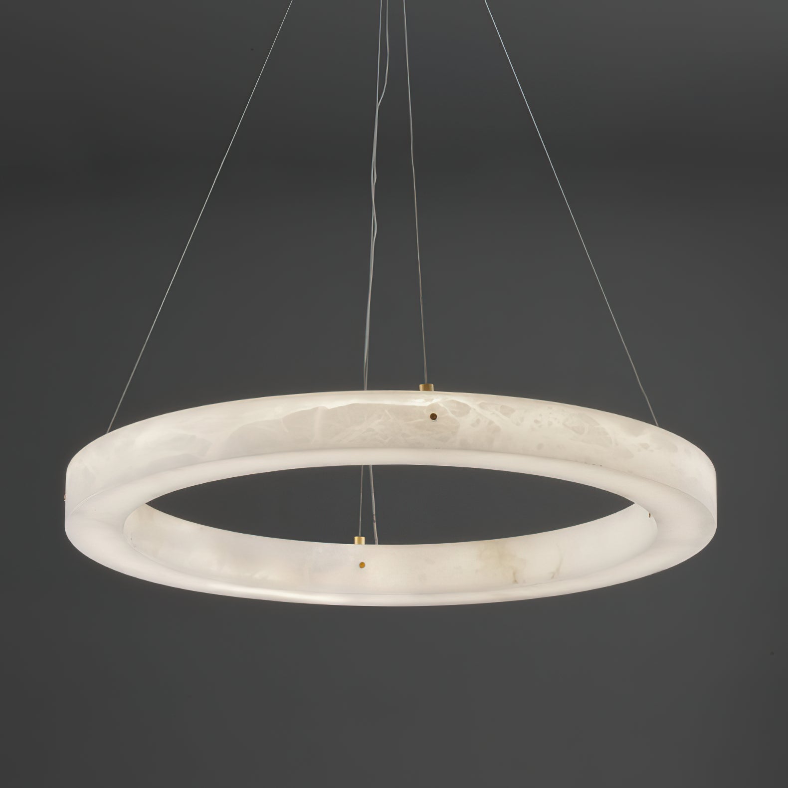 Alabaster Alabaster Ring Chandelier