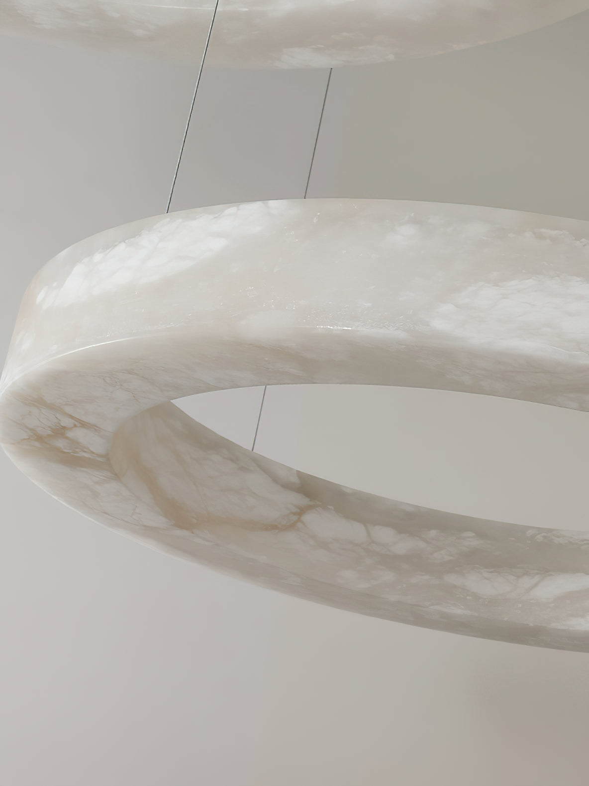 Alabaster Alabaster Ring Chandelier