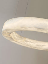 Alabaster Alabaster Ring Chandelier
