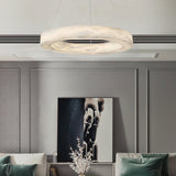 Alabaster Alabaster Ring Chandelier
