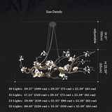 Barhed Tree Branch Chandelier