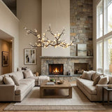 Barhed Tree Branch Chandelier
