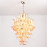 Amber Cloud Glass Petals Chandelier 31.5″
