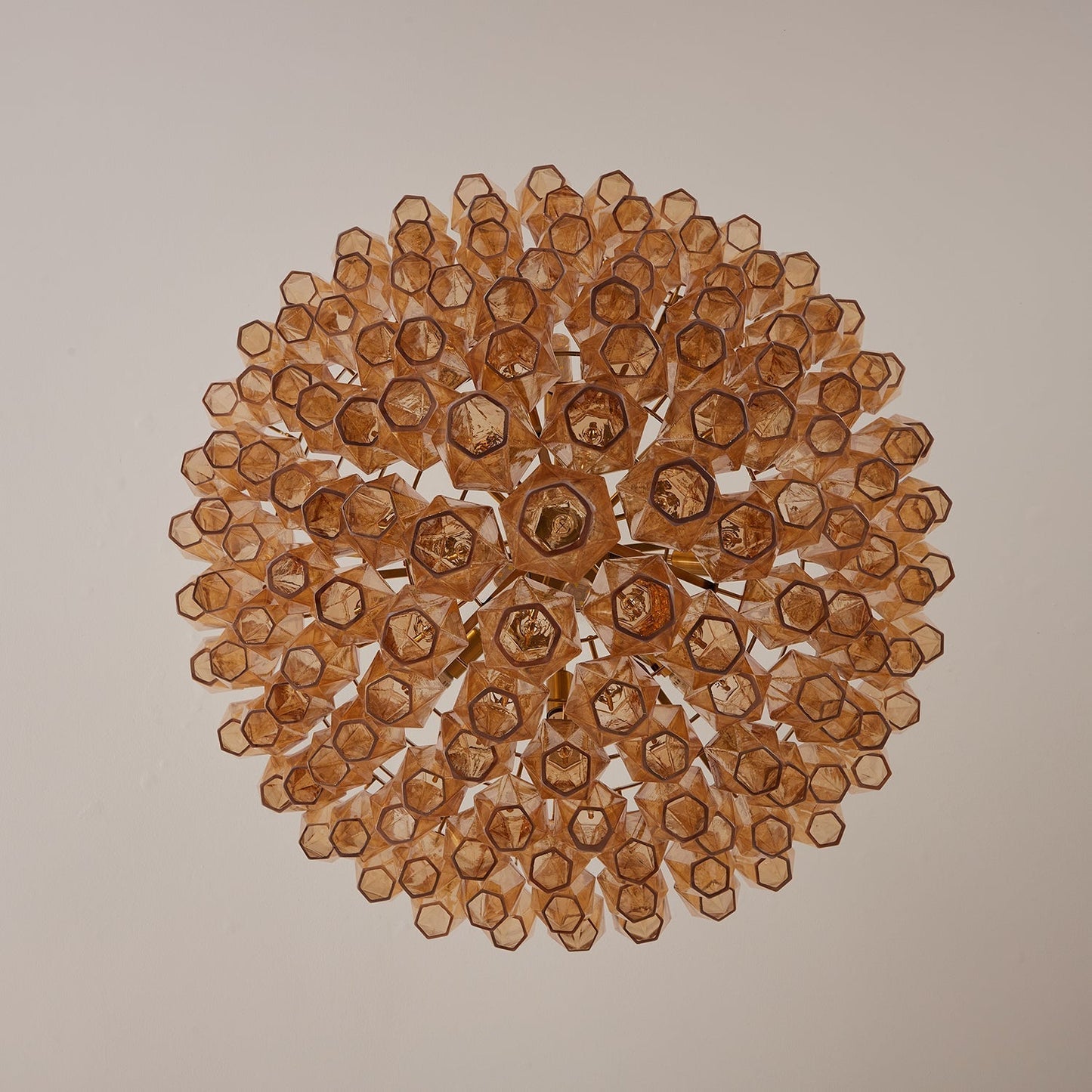 Marcello Amber Round 8-Tier Chandelier