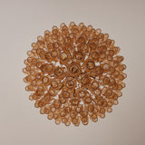 Marcello Amber Round 8-Tier Chandelier