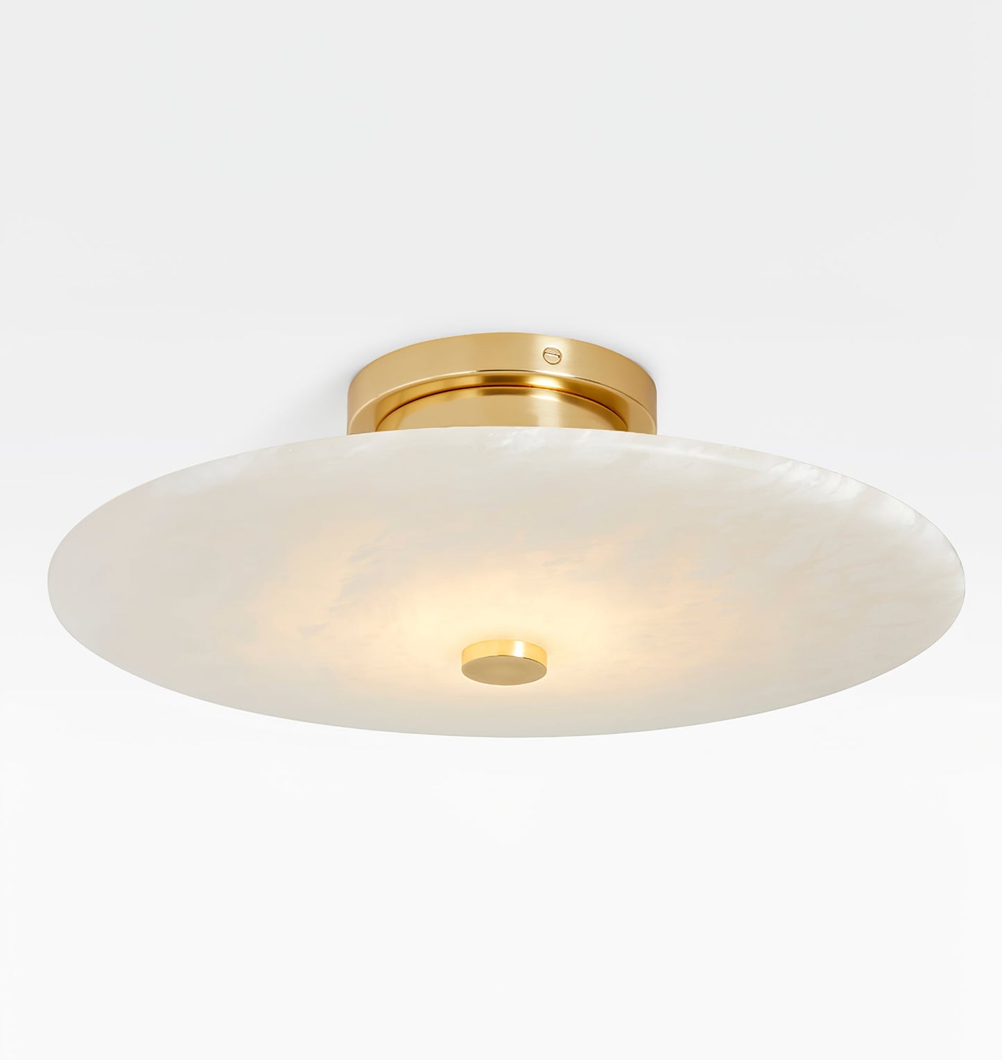 Ankeny Alabaster Flush Mount