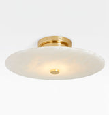 Ankeny Alabaster Flush Mount