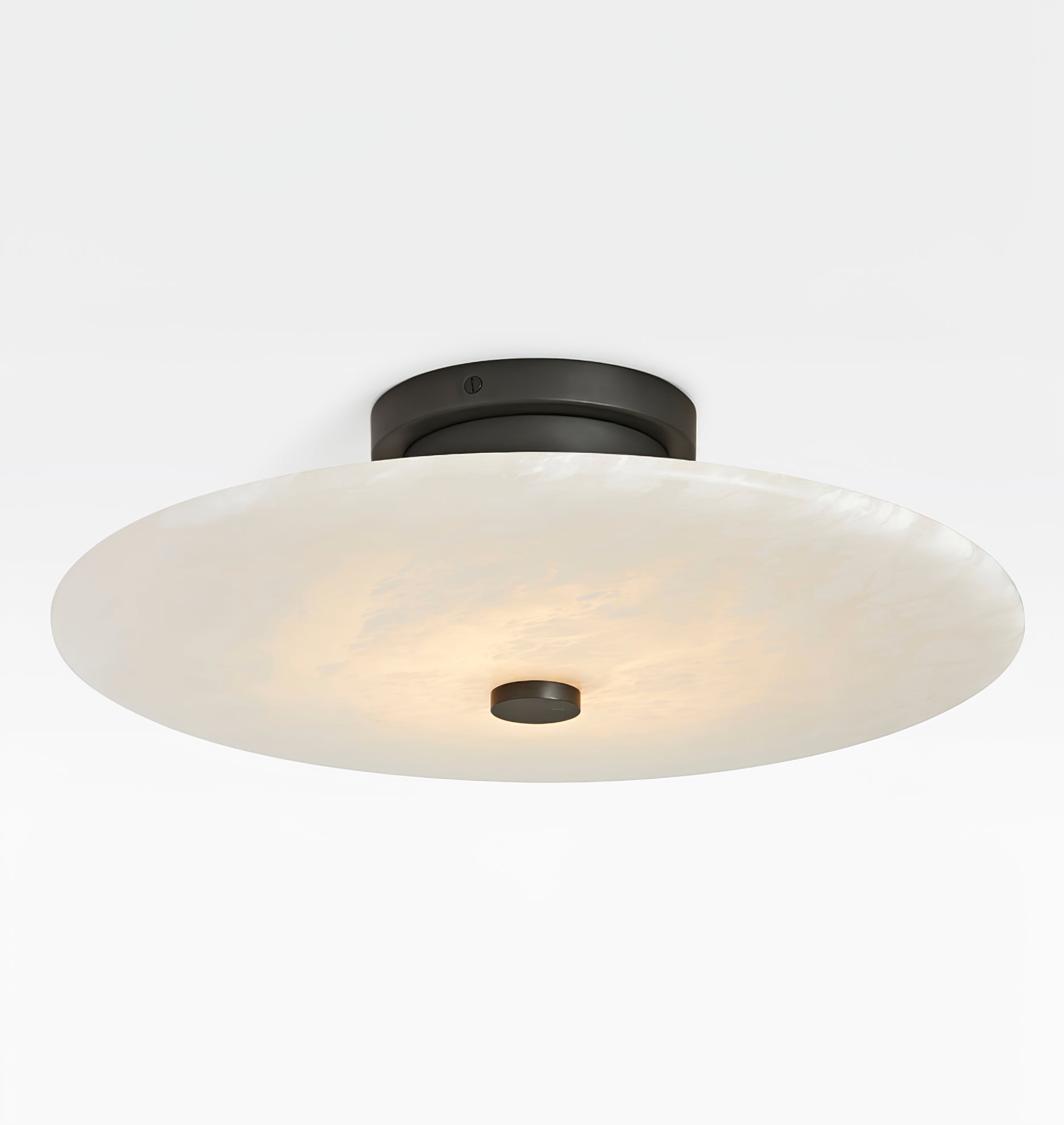 Ankeny Alabaster Flush Mount