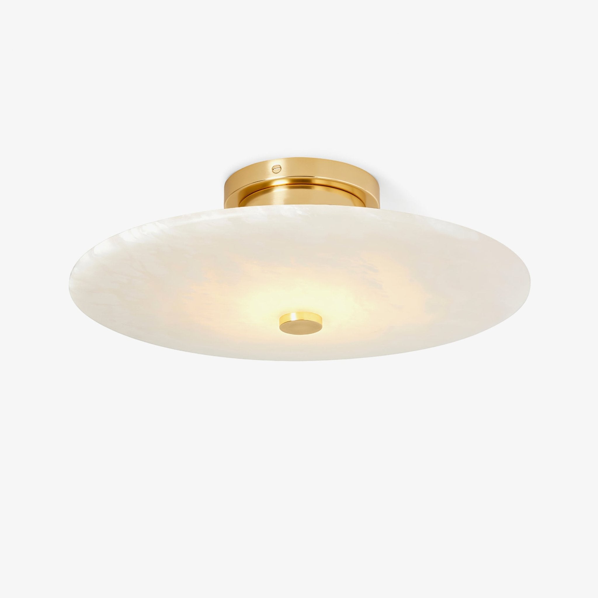 Ankeny Alabaster Flush Mount