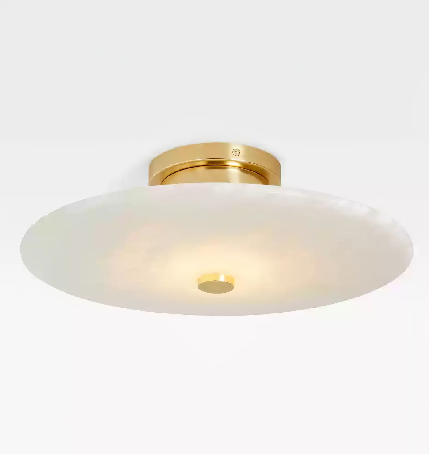 Ankeny Alabaster Flush Mount