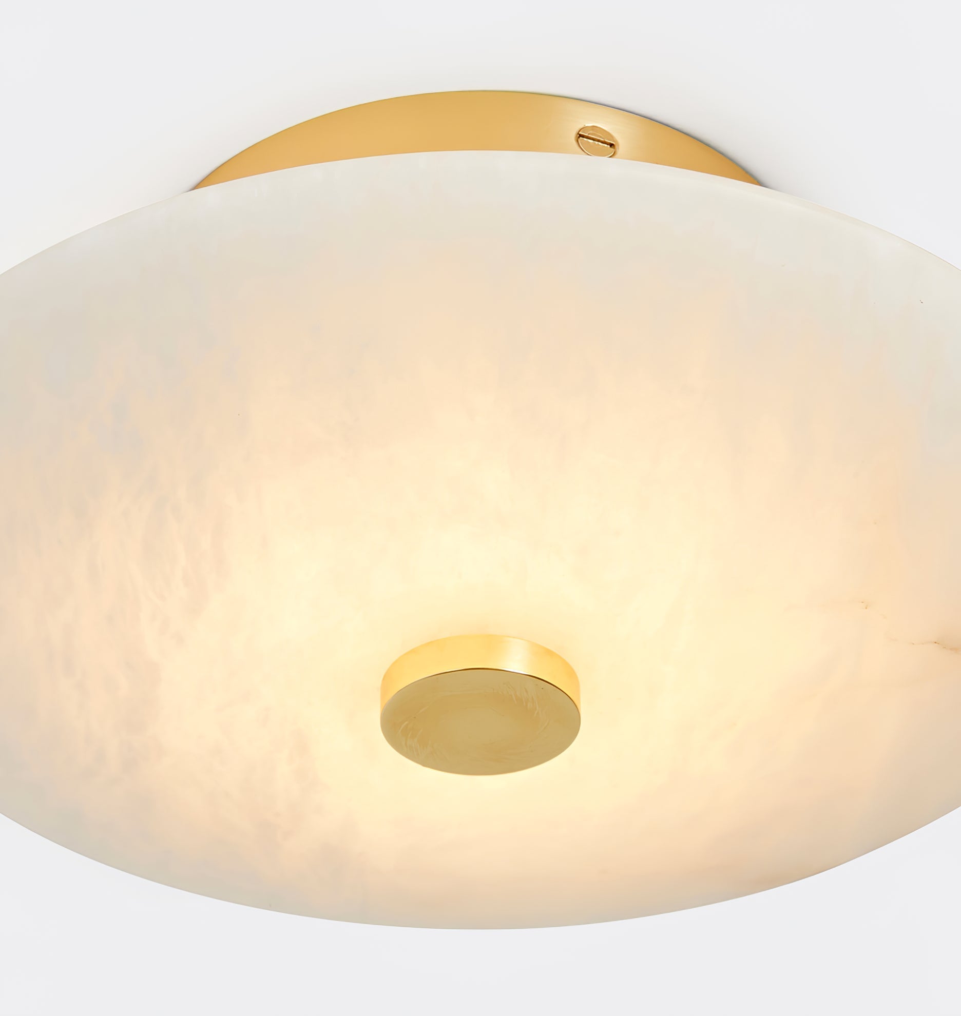 Ankeny Alabaster Flush Mount