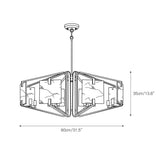 Appareil Alabaster Chandelier