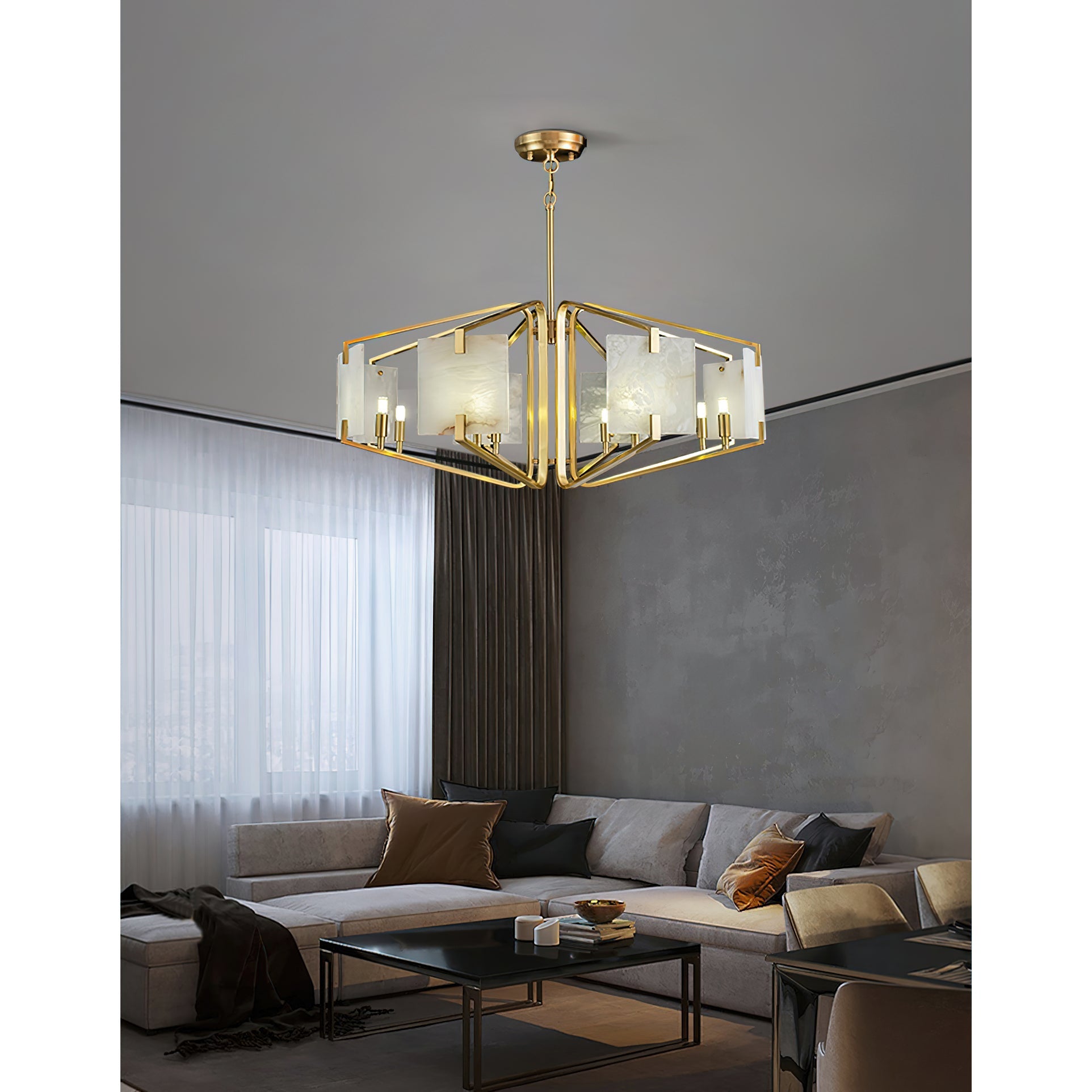 Appareil Alabaster Chandelier