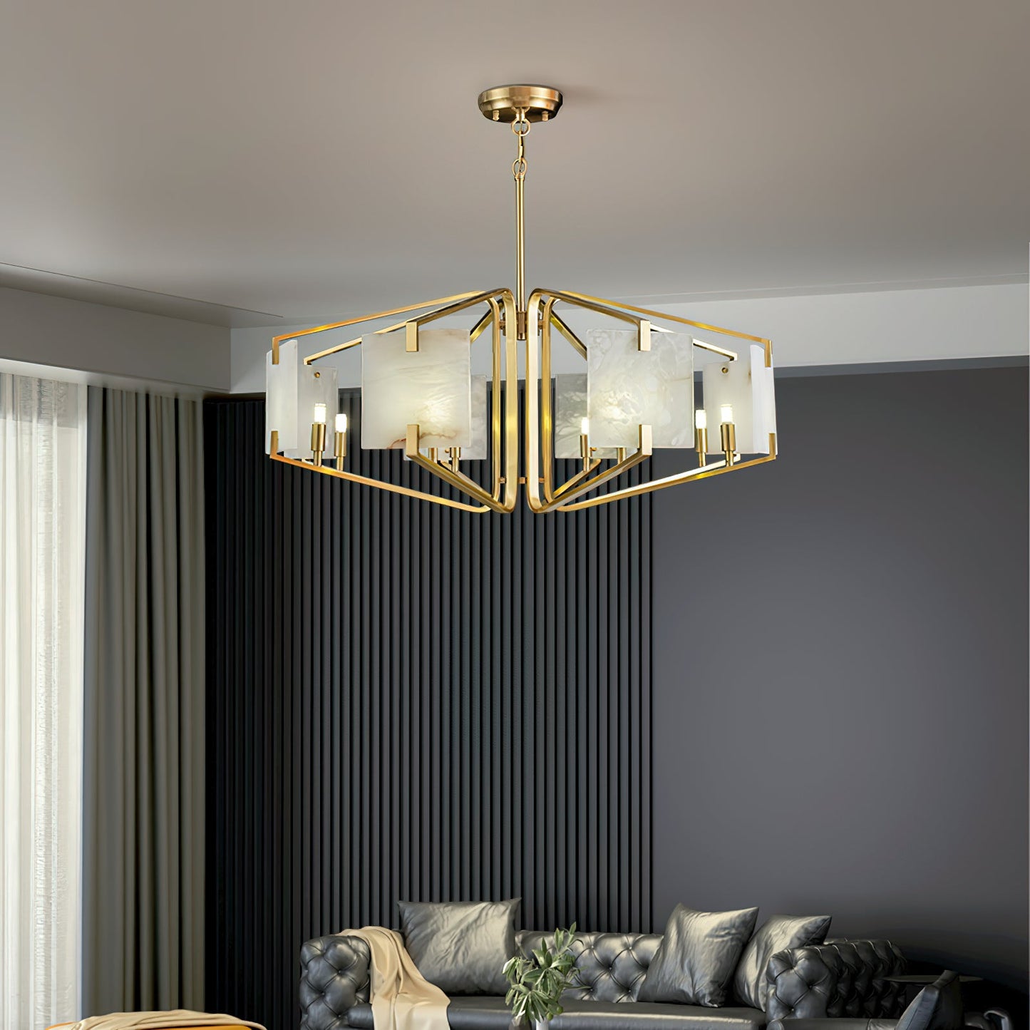Appareil Alabaster Chandelier