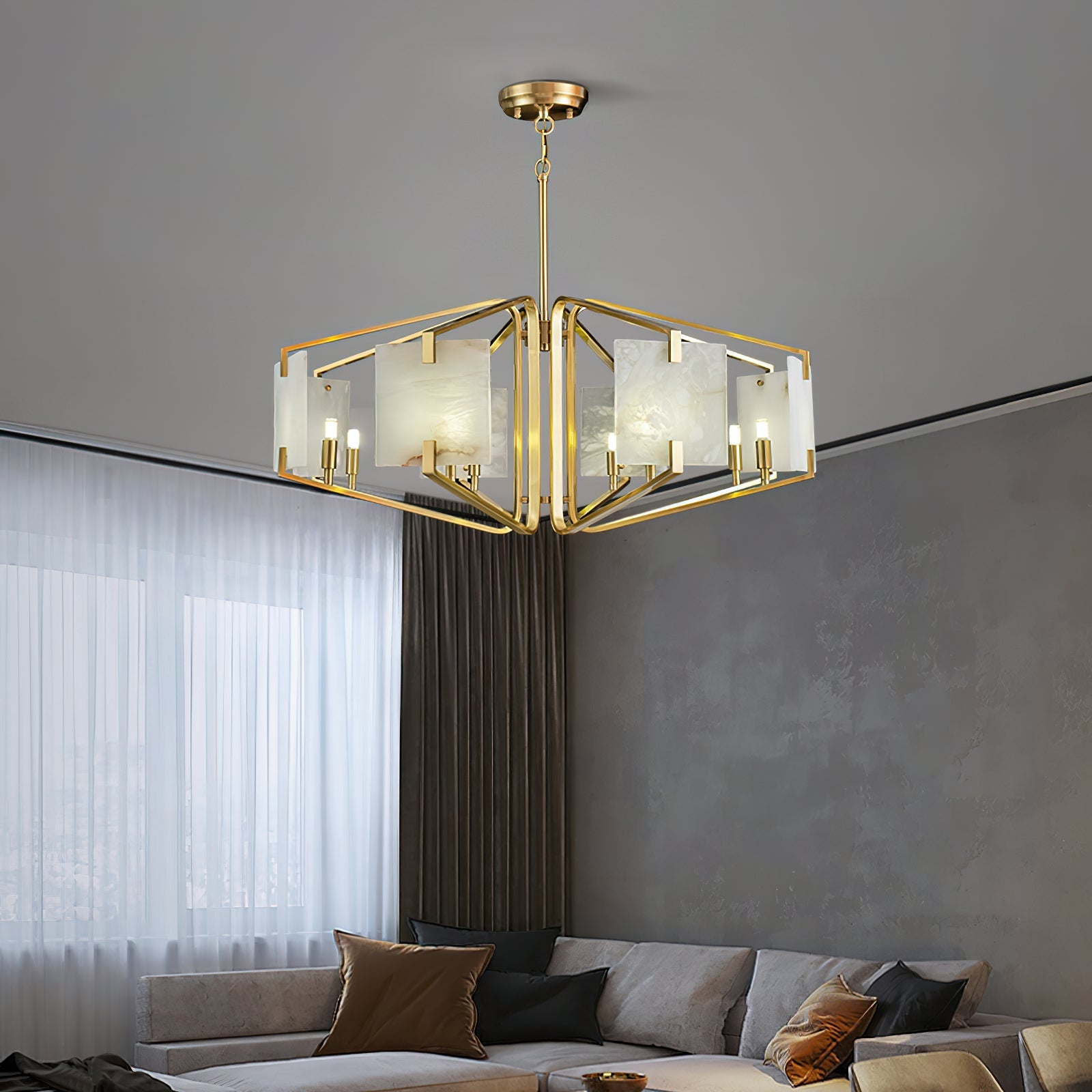 Appareil Alabaster Chandelier