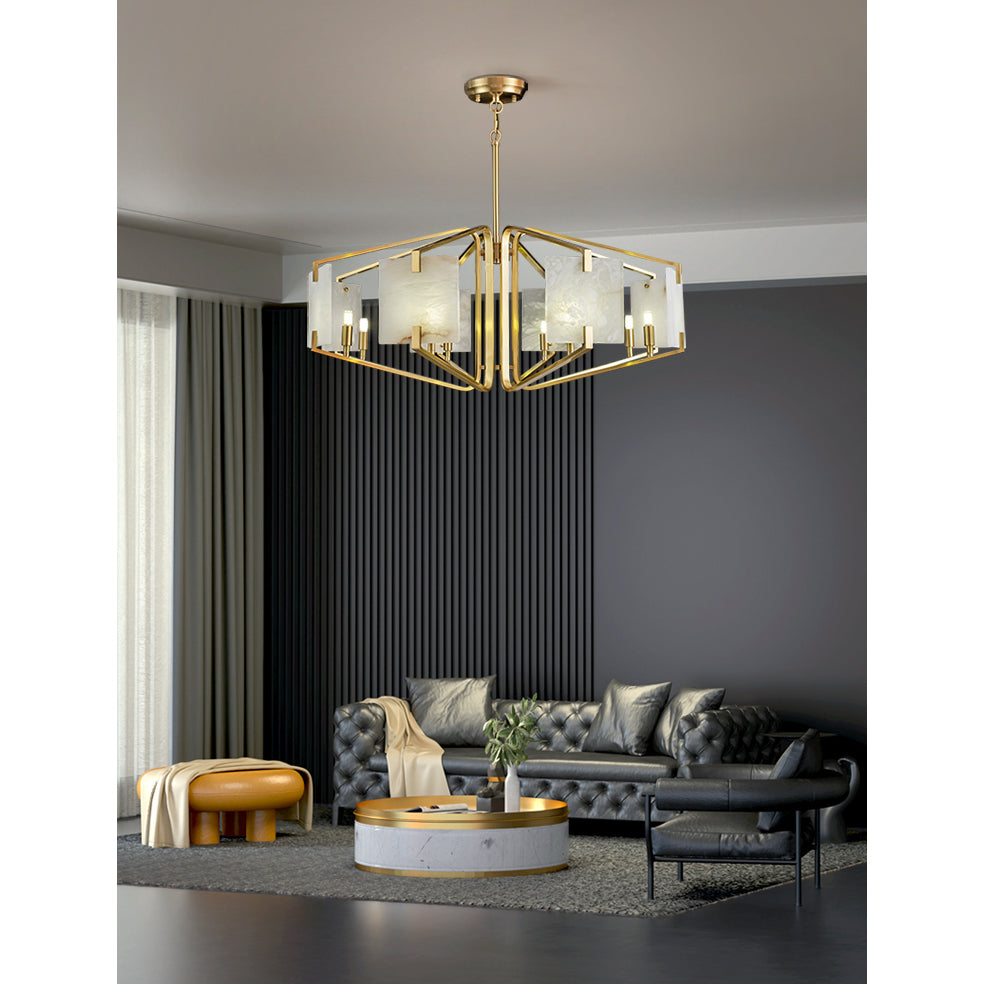 Appareil Alabaster Chandelier