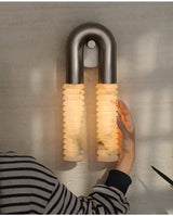 Arc Ridge Alabaster Wall Sconce