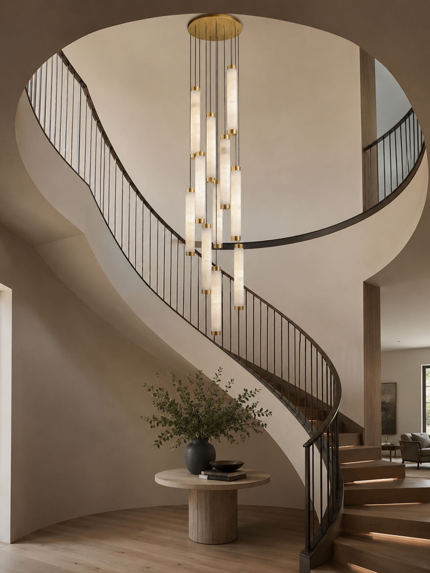 Aria Alabaster Pendant Lamp