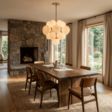Aurelia Alabaster Cluster Chandelier
