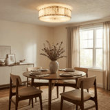 Aurelia Alabaster Ring Flush Mount