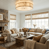 Aurelia Alabaster Ring Flush Mount