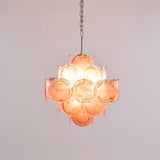 Aurelia Pink Glass Chandelier