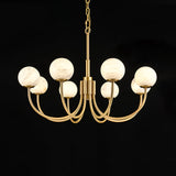 Aurelian Alabaster Globe Chandelier