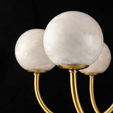 Aurelian Alabaster Globe Chandelier