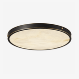 Aureon Alabaster Round Flush Mount