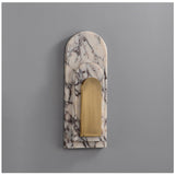 Aurevian Marble Wall Sconce