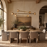 Selina Glass Linear Chandelier