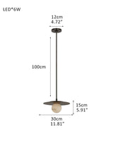 Alabaster Globes LED Disc Pendant Light in Lacquered Brass/Black Stainless Frame
