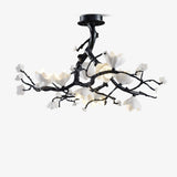 Black Branch Copper Tree Chandelier