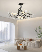 Black Branch Copper Tree Chandelier