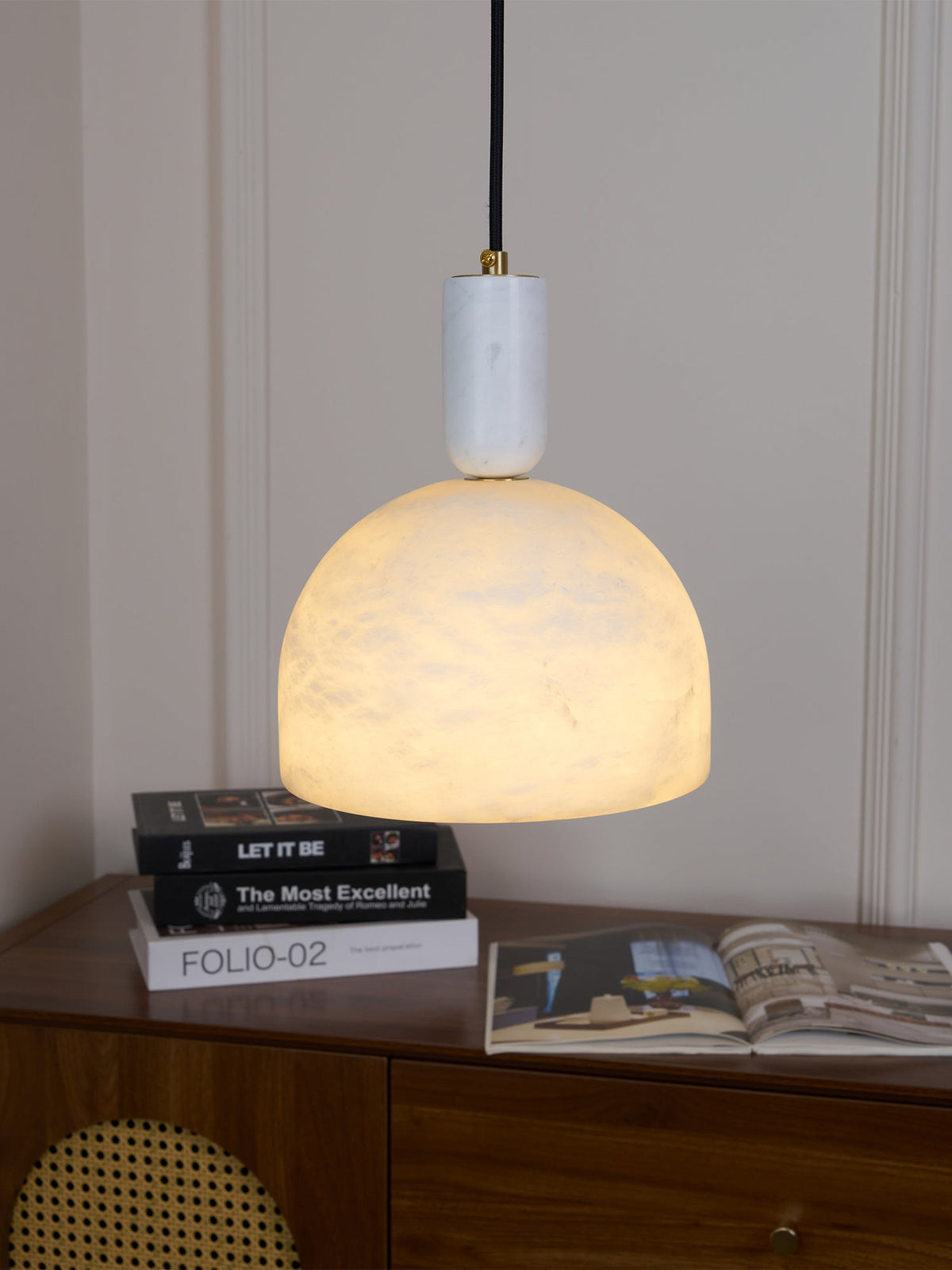 Oki Alabaster Pendant Light