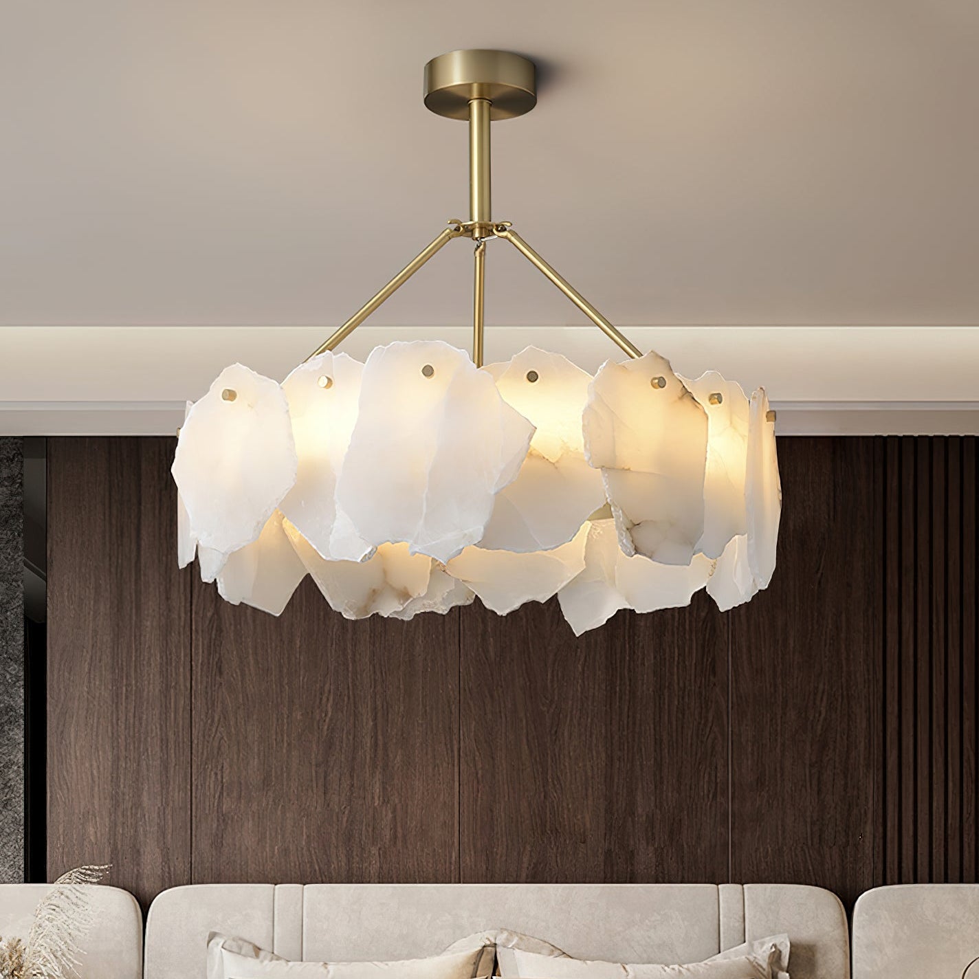 Burton Alabaster Chandelier