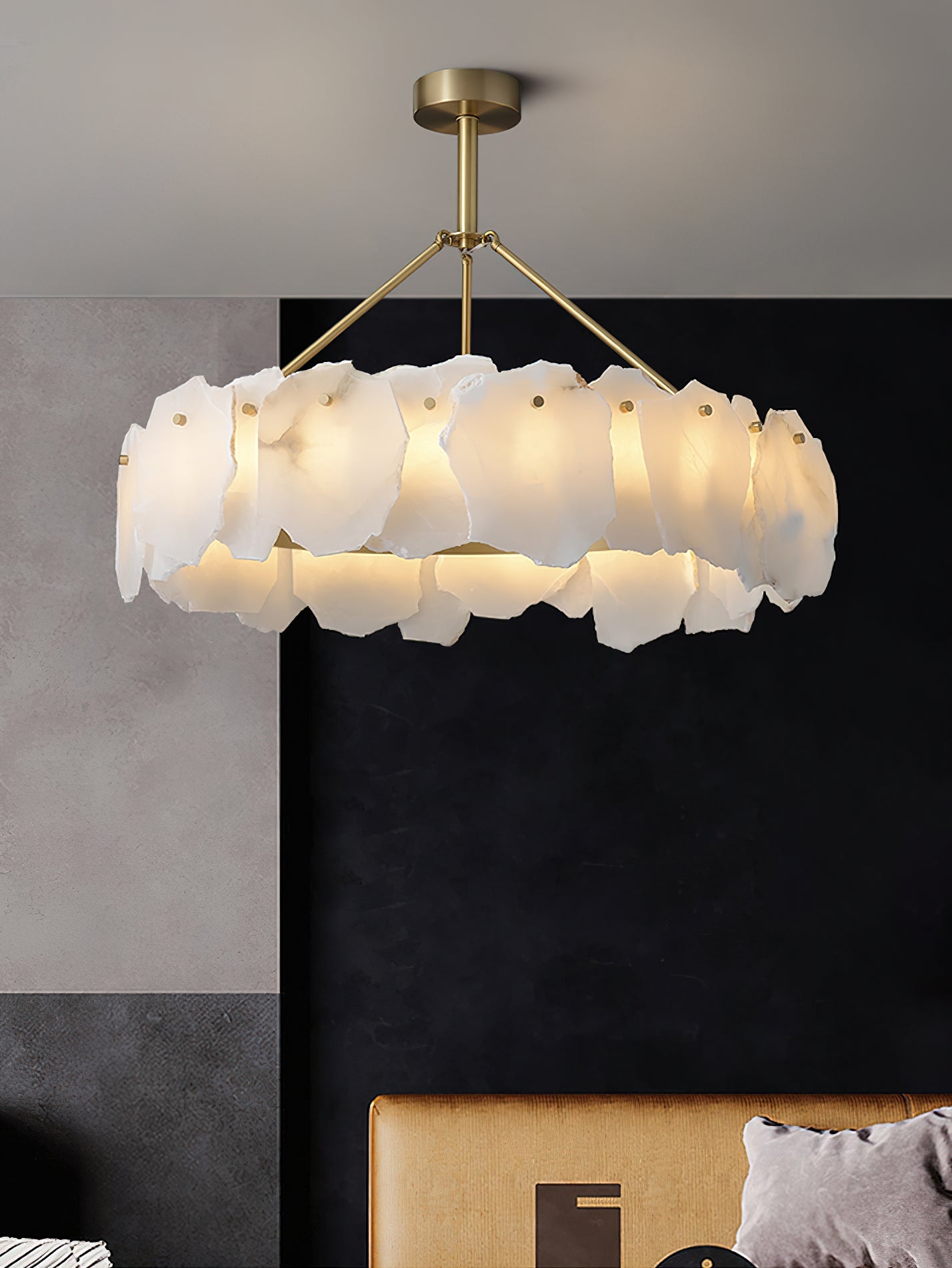 Burton Alabaster Chandelier