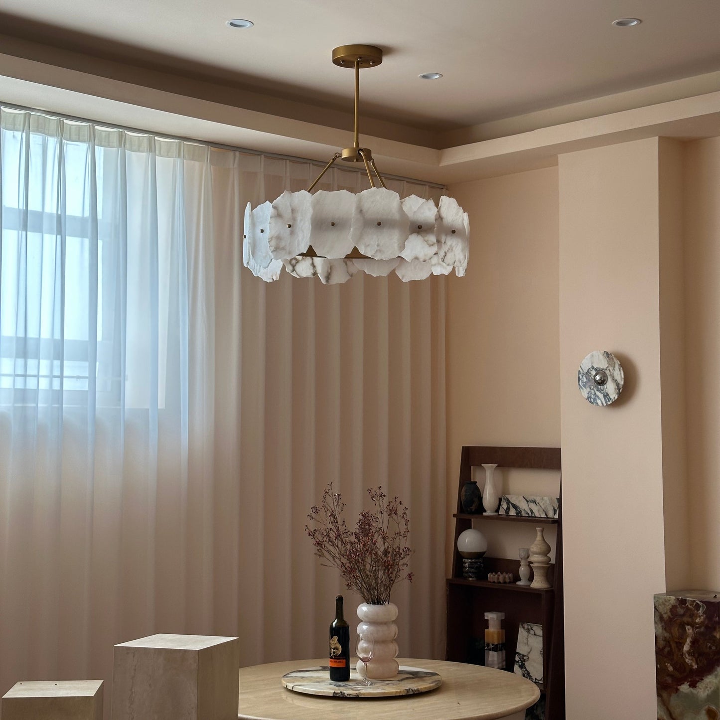 Burton Alabaster Chandelier