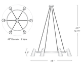 Valege Circular Chandelier