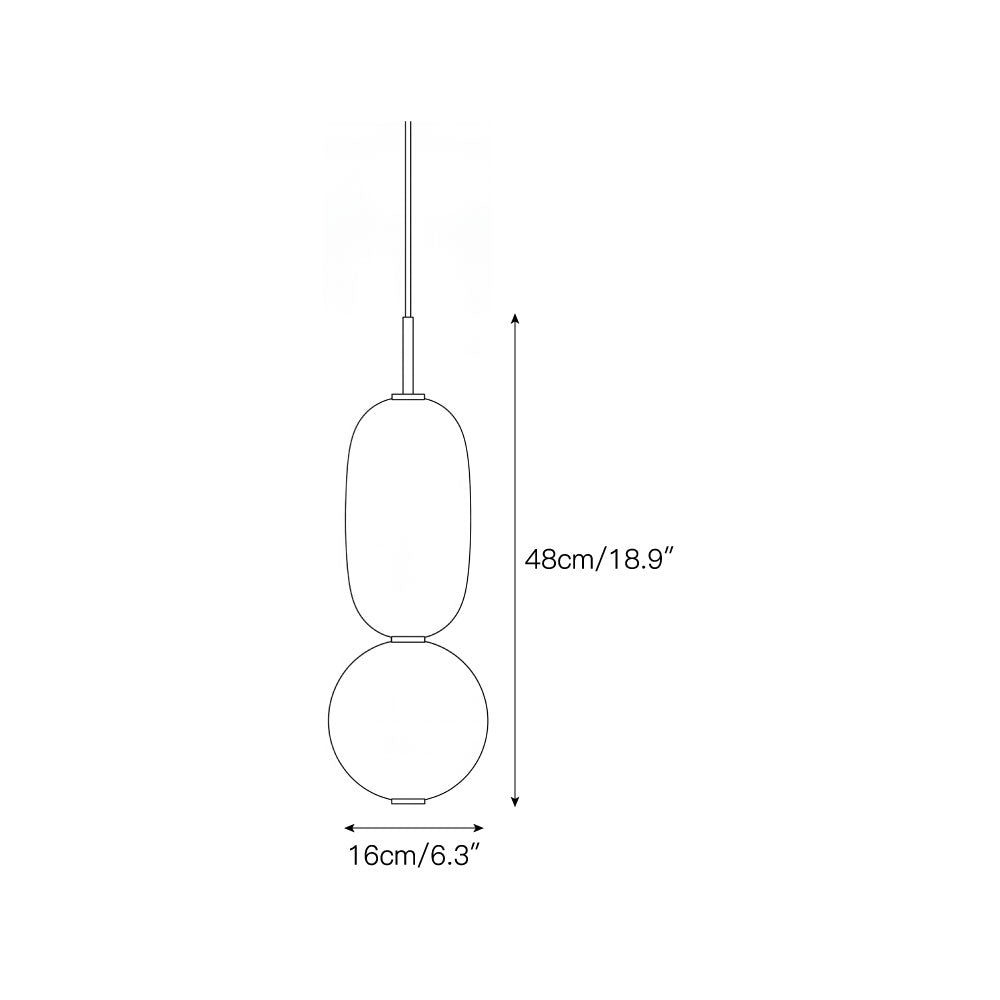 Caelune Alabaster Pendant Lamp