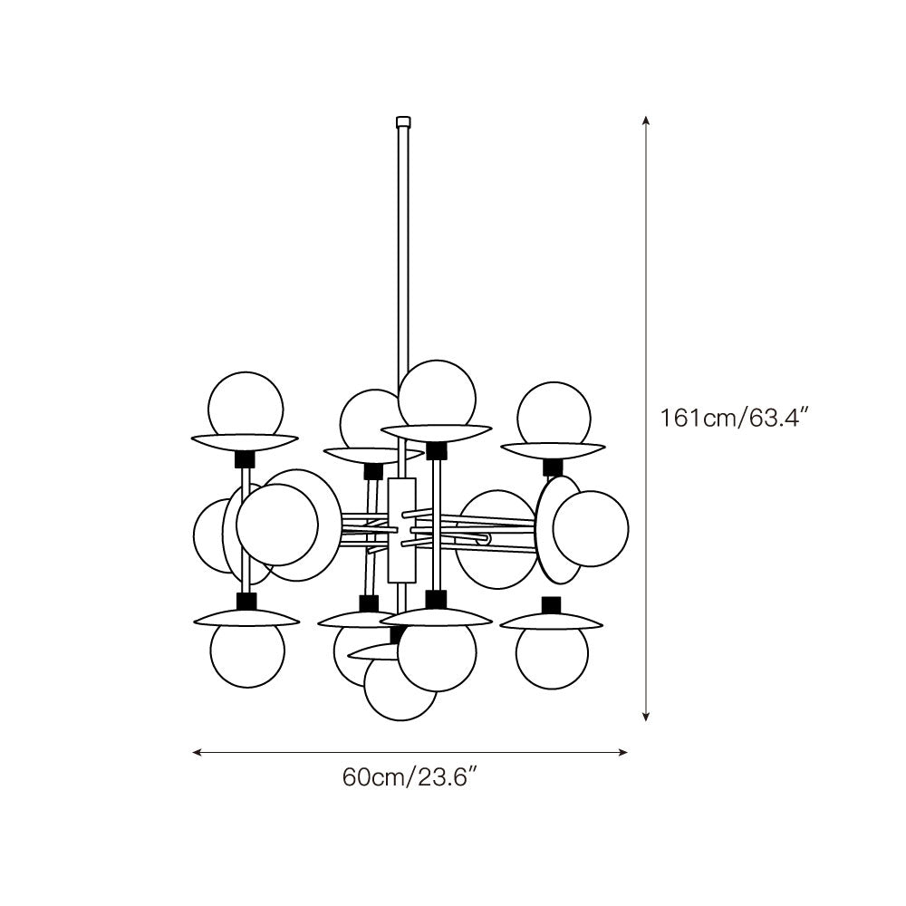Cara Alabaster Chandelier