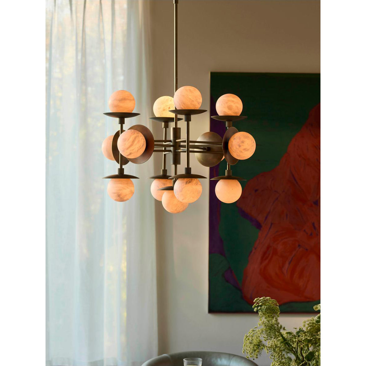 Cara Alabaster Chandelier