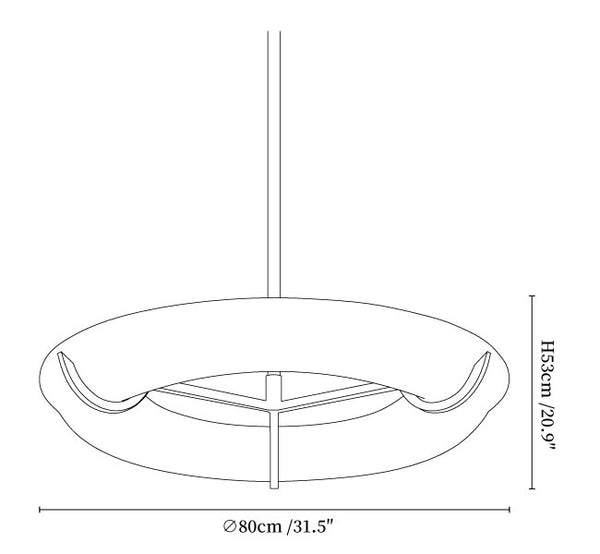 Carve Alabaster Pendant Light