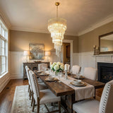 Transparent Twisting Raindrop Chandelier - CasaraHouse