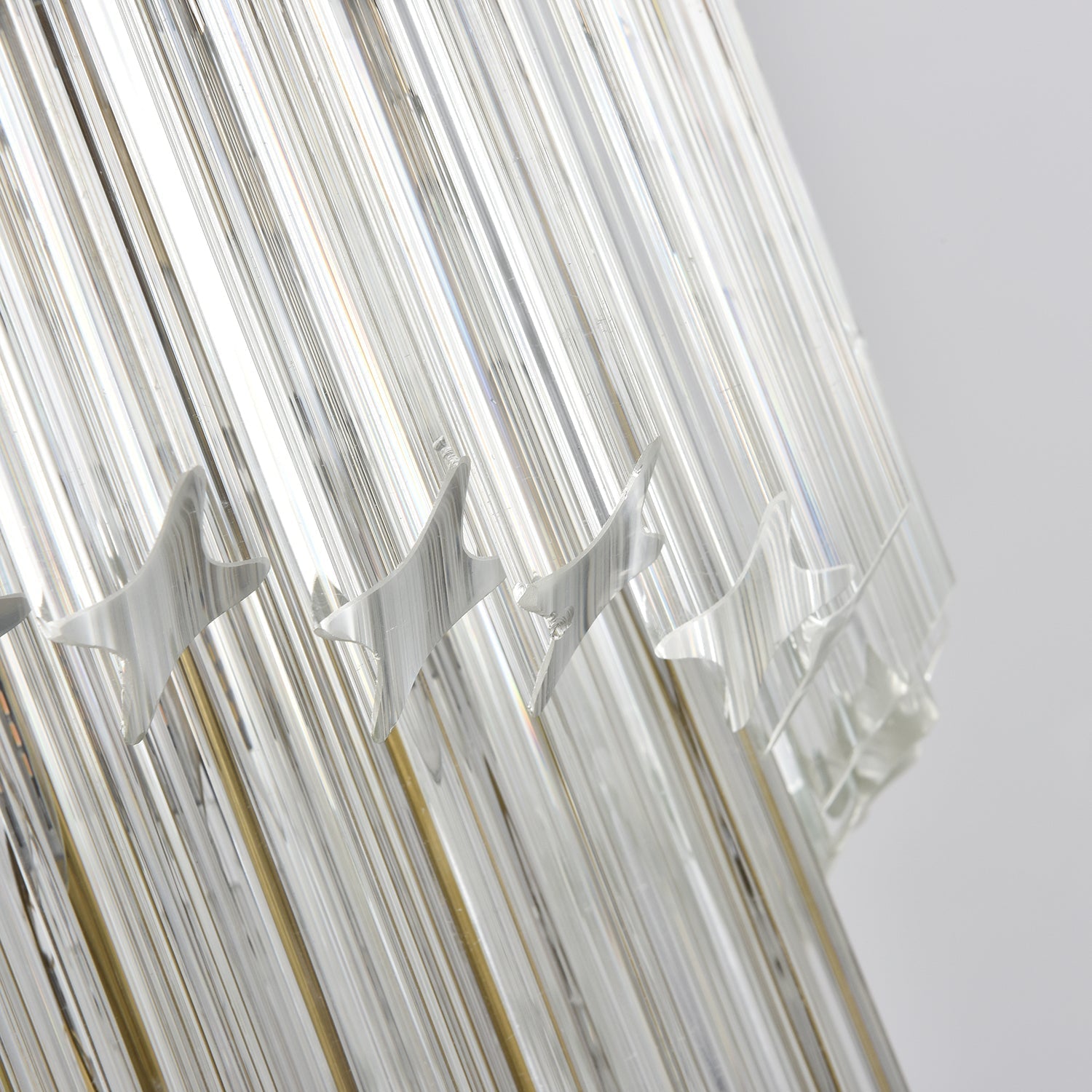 Transparent Twisting Raindrop Chandelier - CasaraHouse