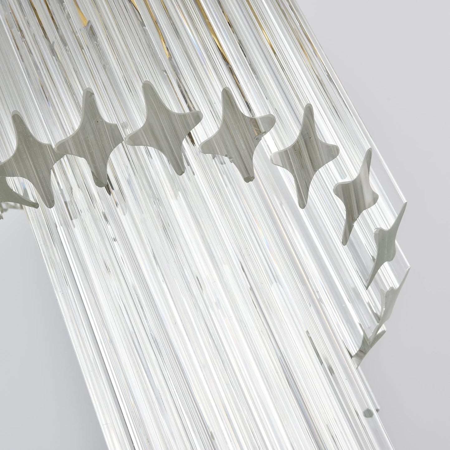 Transparent Twisting Raindrop Chandelier - CasaraHouse