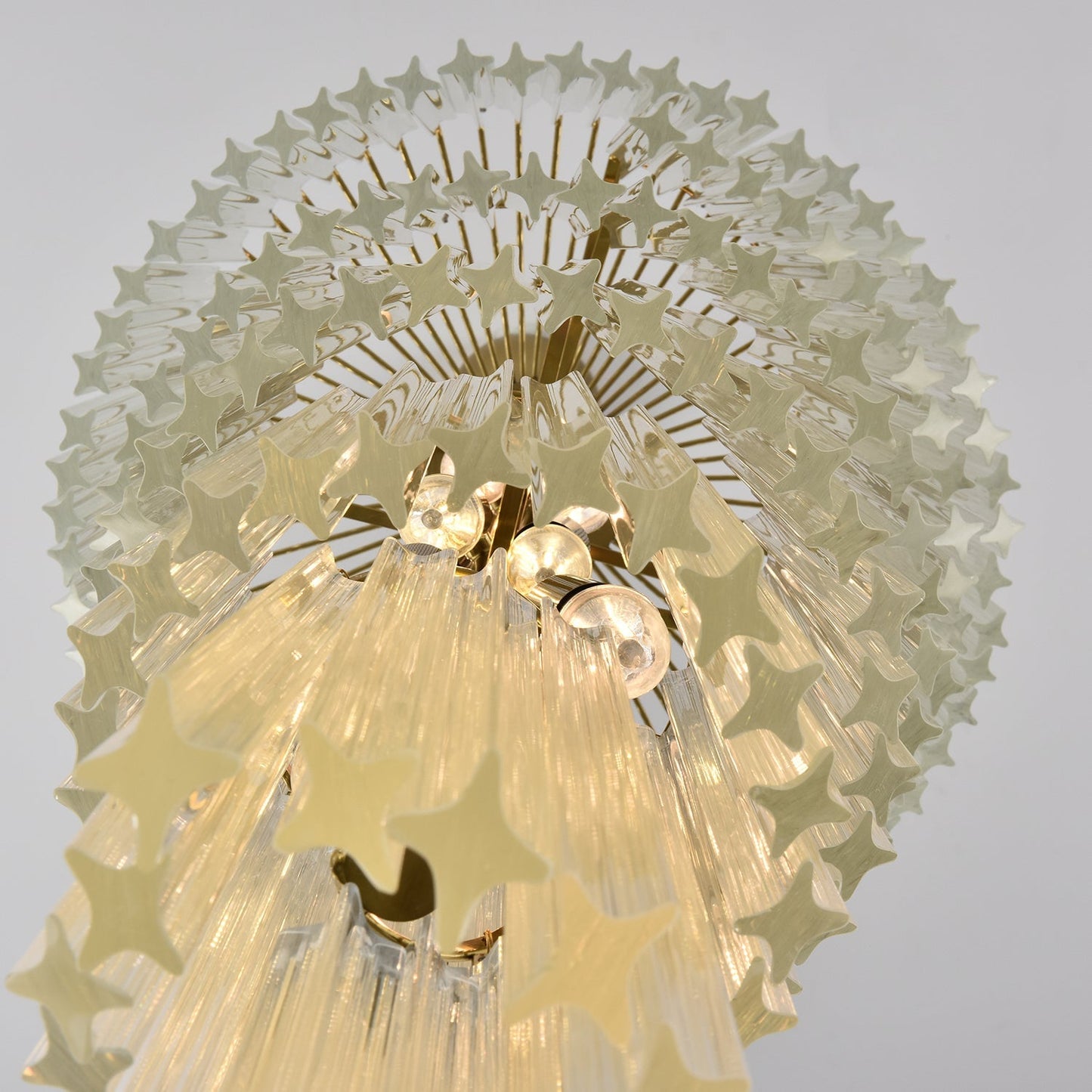 Transparent Twisting Raindrop Chandelier - CasaraHouse
