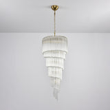 Transparent Twisting Raindrop Chandelier - CasaraHouse