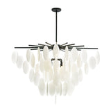 Geologic Round Fringe Chandelier 42"